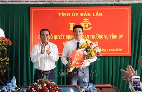 Tỉnh ủy Đắk Lắk chỉ định vị trí Bí thư Thành ủy Buôn Ma Thuột