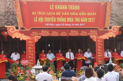 Bảo tồn Di tích lịch sử văn hóa quốc gia đền Quát, Hải Dương