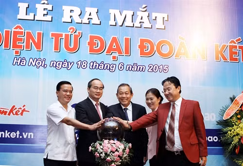 Khai trương Báo điện tử Đại Đoàn kết 