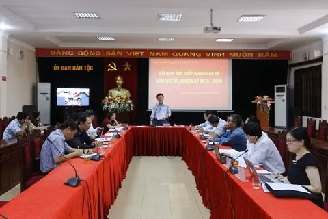 Hội nghị Ban Chấp hành Đảng bộ Ủy ban Dân tộc lần thứ 7, nhiệm kỳ 2015 - 2020