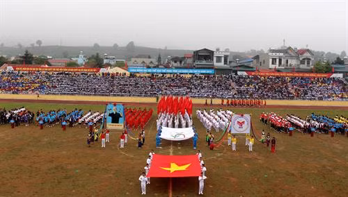 Khai mạc Đại hội thể dục thể thao tỉnh Lai Châu lần thứ IV, năm 2018