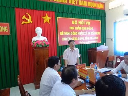 Công nhận 5 xã An toàn khu tại tỉnh Trà Vinh