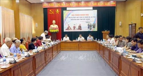 Bảo tồn, phát huy giá trị dân ca quan họ, ca trù