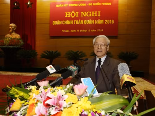 Toàn văn phát biểu của Tổng Bí thư Nguyễn Phú Trọng tại Hội nghị quân chính toàn quân 2016