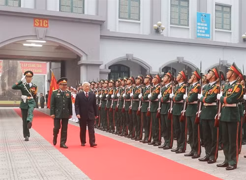 Tổng Bí thư Nguyễn Phú Trọng thăm, làm việc với Tổng cục II – Bộ Quốc phòng
