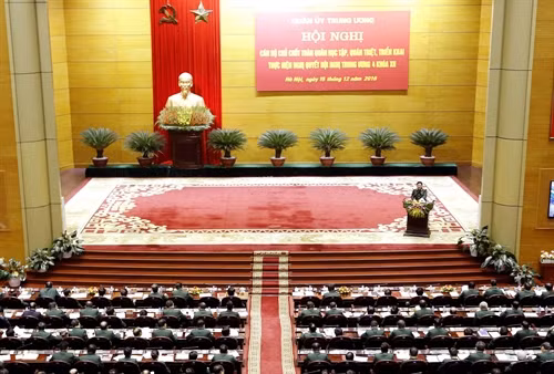 Hội nghị cán bộ chủ chốt toàn quân học tập Nghị quyết hội nghị Trung ương 4, Khóa XII