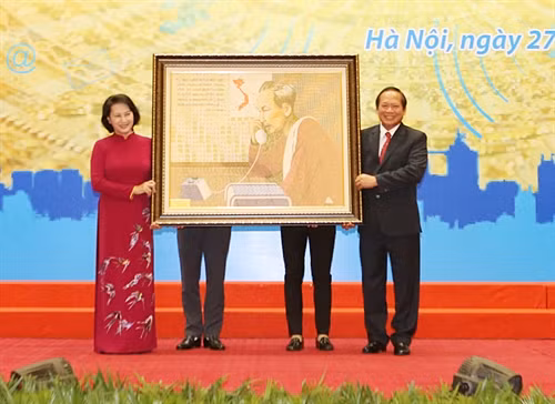 Chủ tịch Quốc hội Nguyễn Thị Kim Ngân dự Lễ kỷ niệm 71 năm Ngày truyền thống ngành Thông tin và Truyền thông