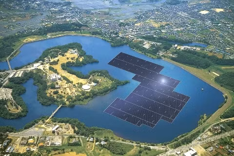 Khởi công nhà máy điện Mặt trời nổi lớn nhất thế giới