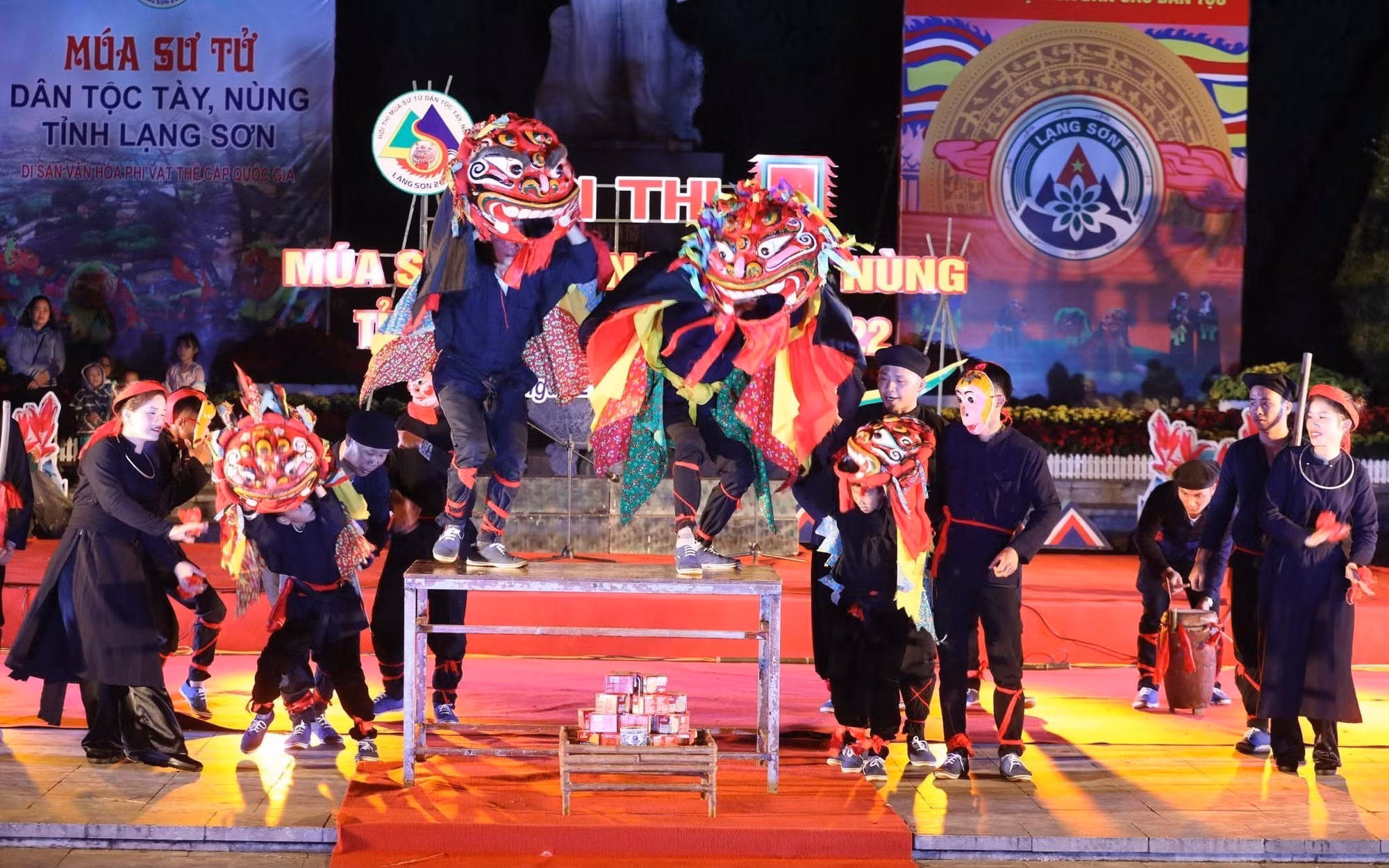 Lạng Sơn bảo tồn, phát huy giá trị múa sư tử dân tộc Tày, Nùng gắn với phát triển du lịch