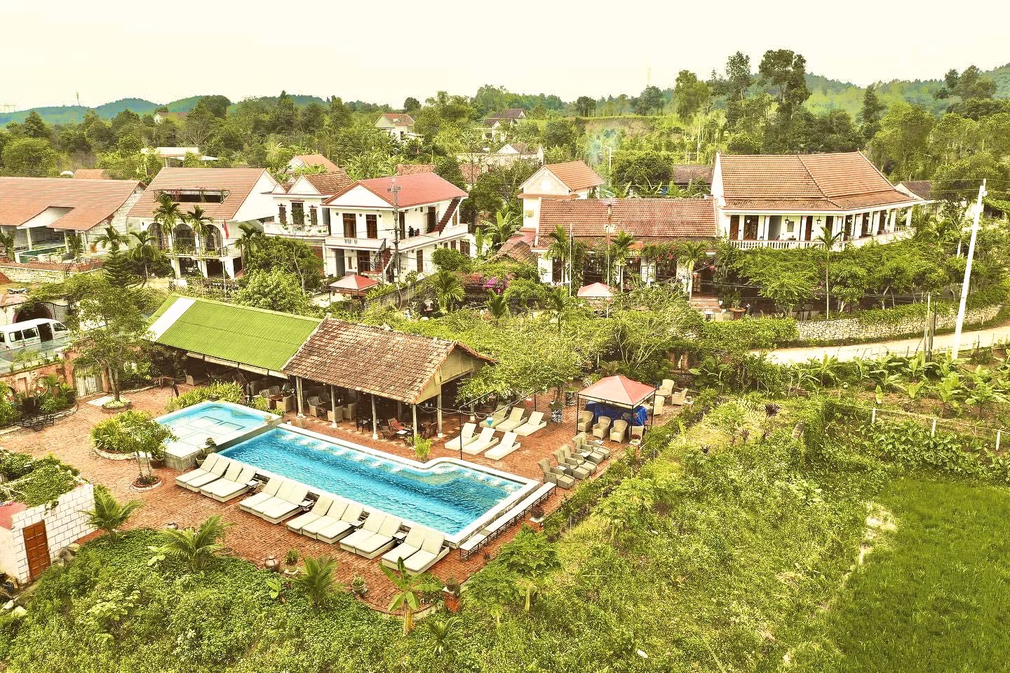 Cơ sở du lịch Phong Nha Farmstay ở xã Cự Nẫm (huyện Bố Trạch, tỉnh Quảng Bình). Nguồn: danviet.vn