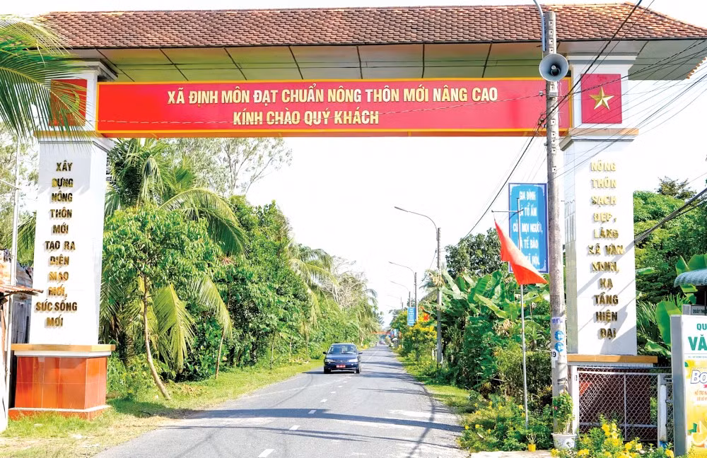 Xã Định Môn (Cần Thơ) đạt nông thôn mới kiểu mẫu