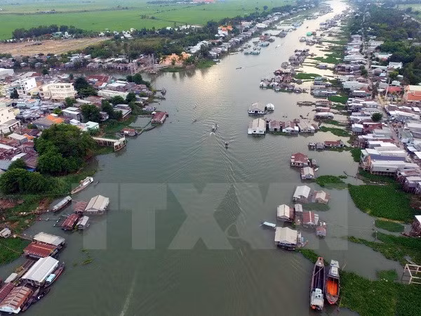 Phát triển vùng đồng bằng Sông Cửu Long. Ảnh :TTXVN