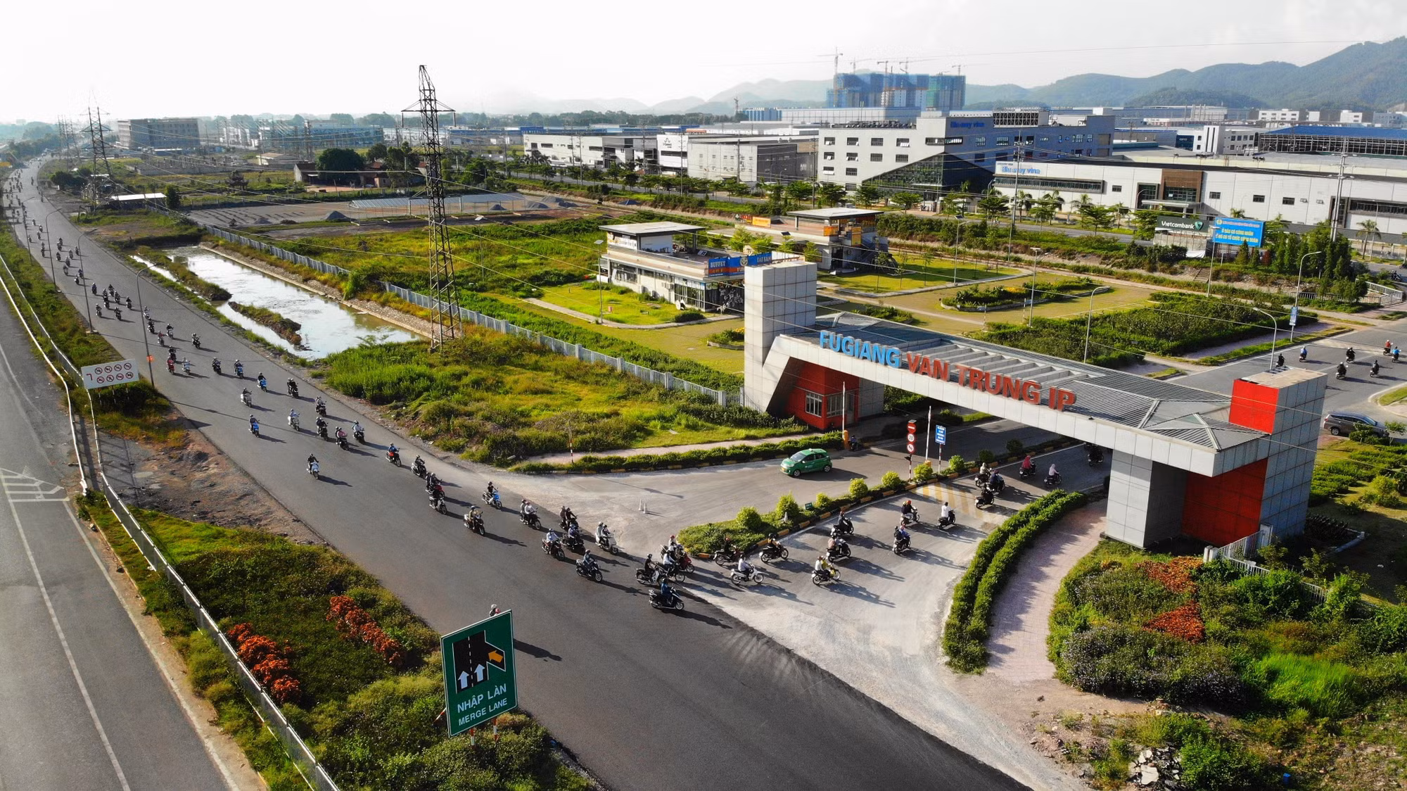 Khu công nghiệp Vân Trung (Bắc Giang). Ảnh: Danh Lam – TTXVN 