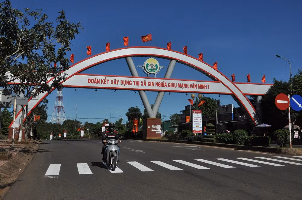 Thành phố Gia Nghĩa tỉnh Đắk Nông.Nguồn: baodautu.vn