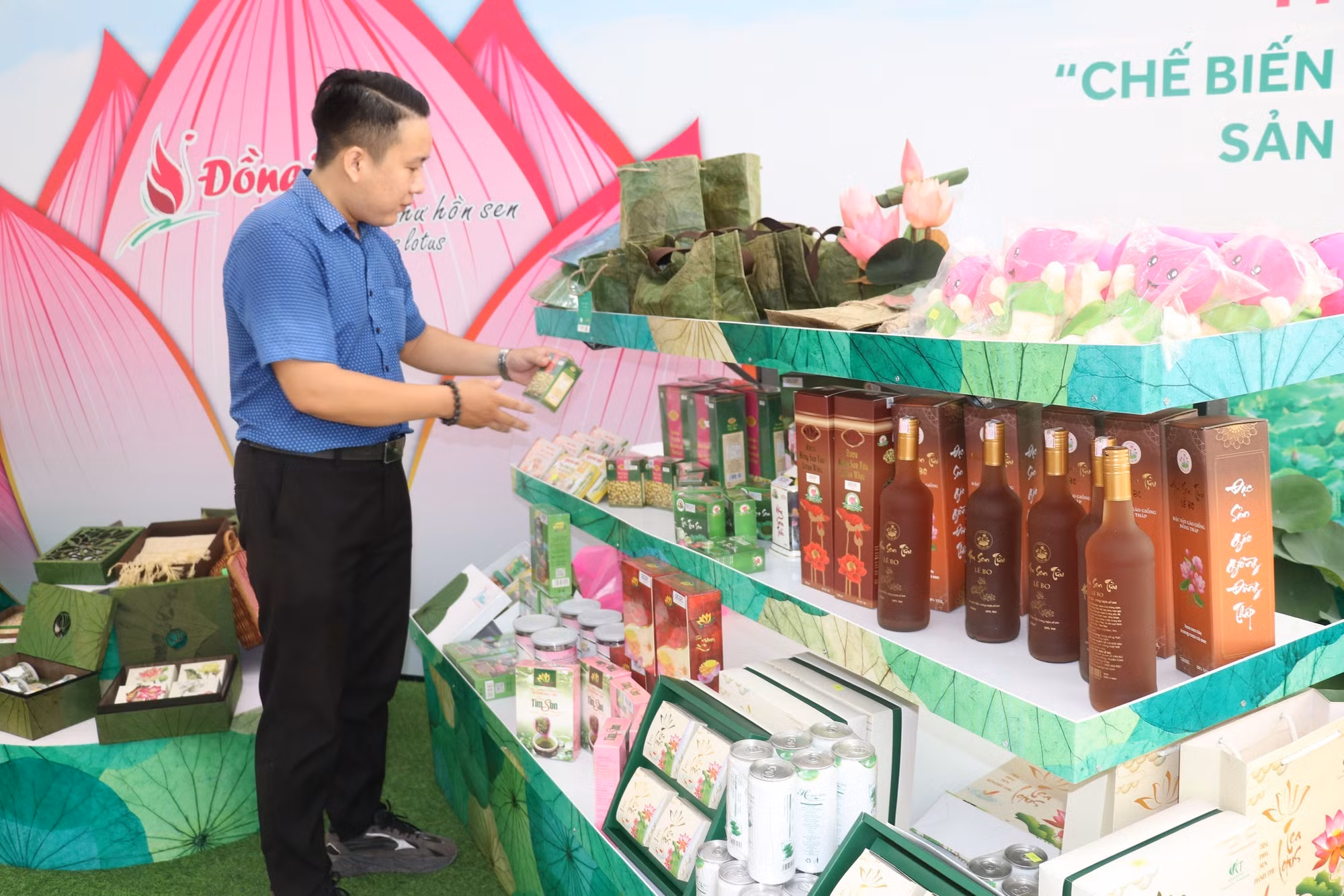 Đồng Tháp có nhiều sản phẩm OCOP nguồn gốc từ sen