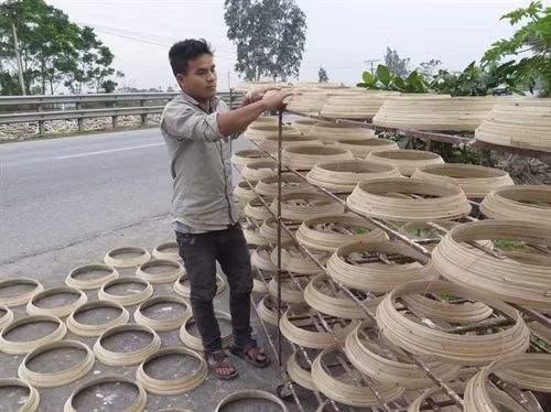 Làng nghề tre nứa ghép Yên Tiến