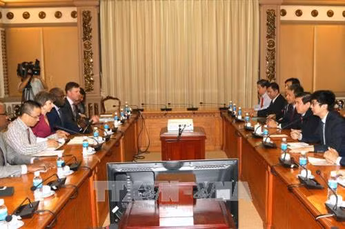 Lãnh đạo Thành phố Hồ Chí Minh tiếp Phó Chủ tịch Ngân hàng Thế giới