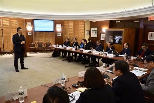 Đoàn lãnh đạo Thành phố Hồ Chí Minh làm việc với các trường đại học của Mỹ