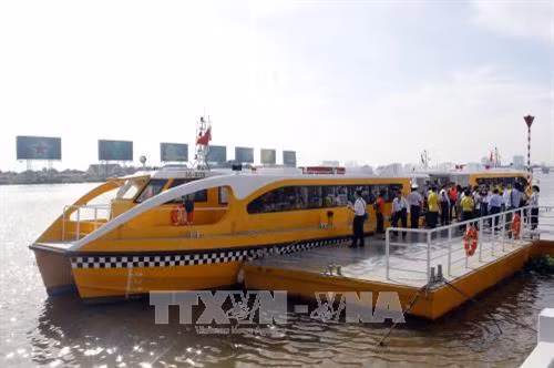 Chính thức vận hành tuyến buýt sông đầu tiên tại Thành phố Hồ Chí Minh