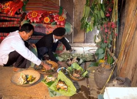 Độc đáo lễ Pang Phóong của người Kháng ở Điện Biên