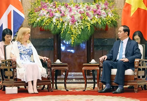 Chủ tịch nước Trần Đại Quang và Thủ tướng Nguyễn Xuân Phúc tiếp khách quốc tế