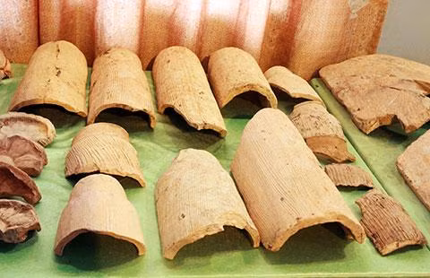 Hơn 50 mảnh khuôn đúc trống đồng được các nhà khảo cổ tìm thấy cuối năm 2014 ở độ sâu 1,8 - 2m, phân bố khá đều trong lòng hố khai quật, ở một địa tầng ổn định chỉ cách 20 m nơi PGS.TS Nishimura đã tìm thấy mảnh khuôn đúc trồng đầu đầu tiên tại Luy Lâu nă