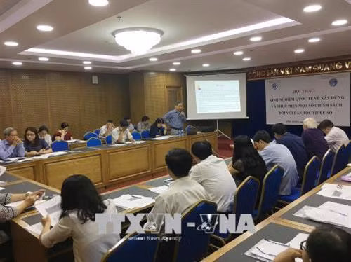 Hội thảo về kinh nghiệm quốc tế trong xây dựng, thực hiện chính sách đối với dân tộc thiểu số