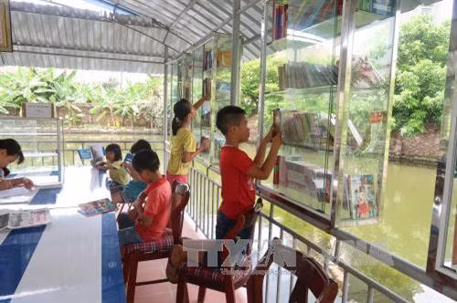 Độc đáo khu vườn đọc sách miễn phí tại Hải Dương