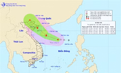 Áp thấp nhiệt đới có thể mạnh lên thành bão