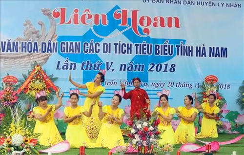 Liên hoan văn hóa dân gian của các di tích tiêu biểu tỉnh Hà Nam năm 2018