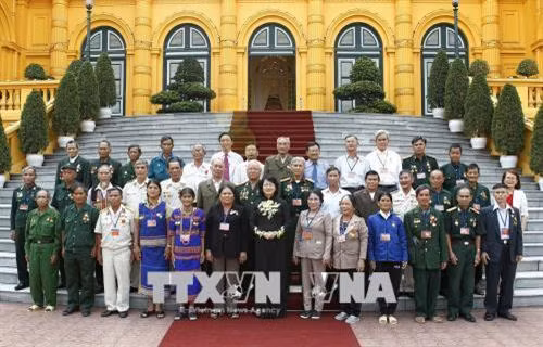 Phó Chủ tịch nước Đặng Thị Ngọc Thịnh tiếp Đoàn đại biểu người có công tỉnh Kon Tum