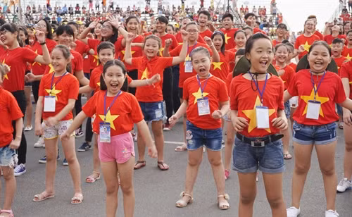 Xác lập hai kỷ lục Việt Nam trong Festival Nhà thiếu nhi toàn quốc lần thứ VI