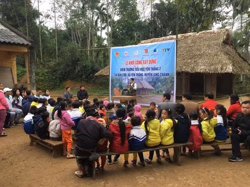Thêm nhiều phòng học kiên cố cho học sinh vùng cao Yên Thắng