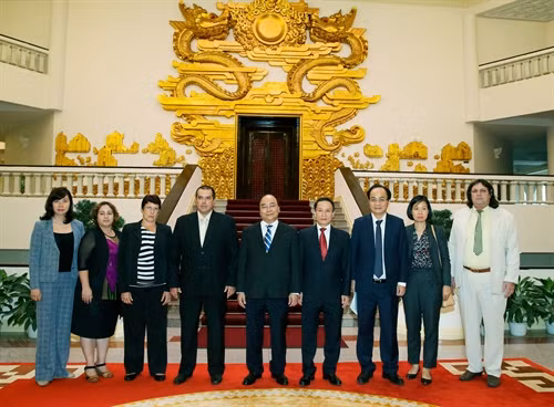 Thủ tướng Nguyễn Xuân Phúc tiếp Chủ tịch Thông tấn xã Prensa Latina của Cuba
