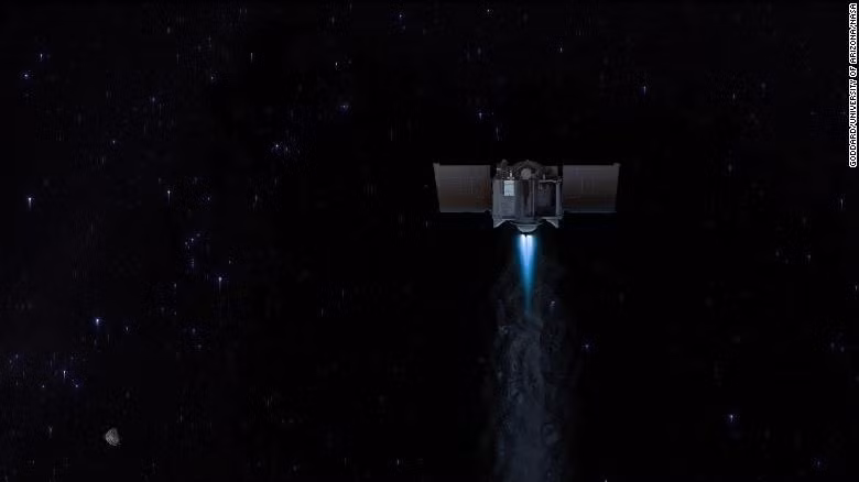 Tàu vũ trụ của NASA thu được mẫu vật nặng 250gr trên tiểu hành tinh Bennu