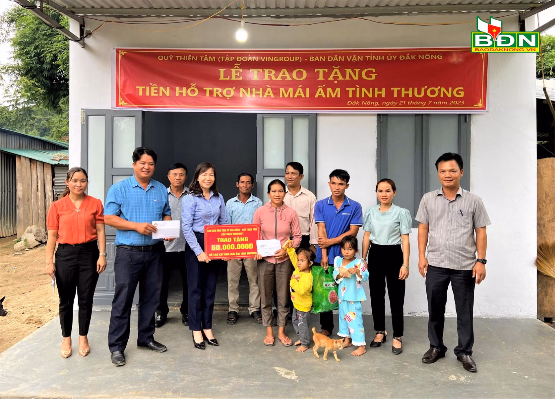 Đắk Nông hỗ trợ xây dựng, sửa chữa gần 600 căn nhà cho hộ nghèo, cận nghèo