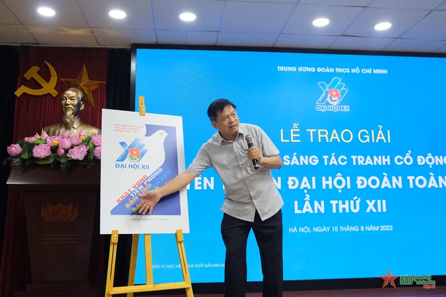 Trao giải Cuộc thi Sáng tác tranh cổ động, tuyên truyền Đại hội Đoàn toàn quốc lần thứ XII