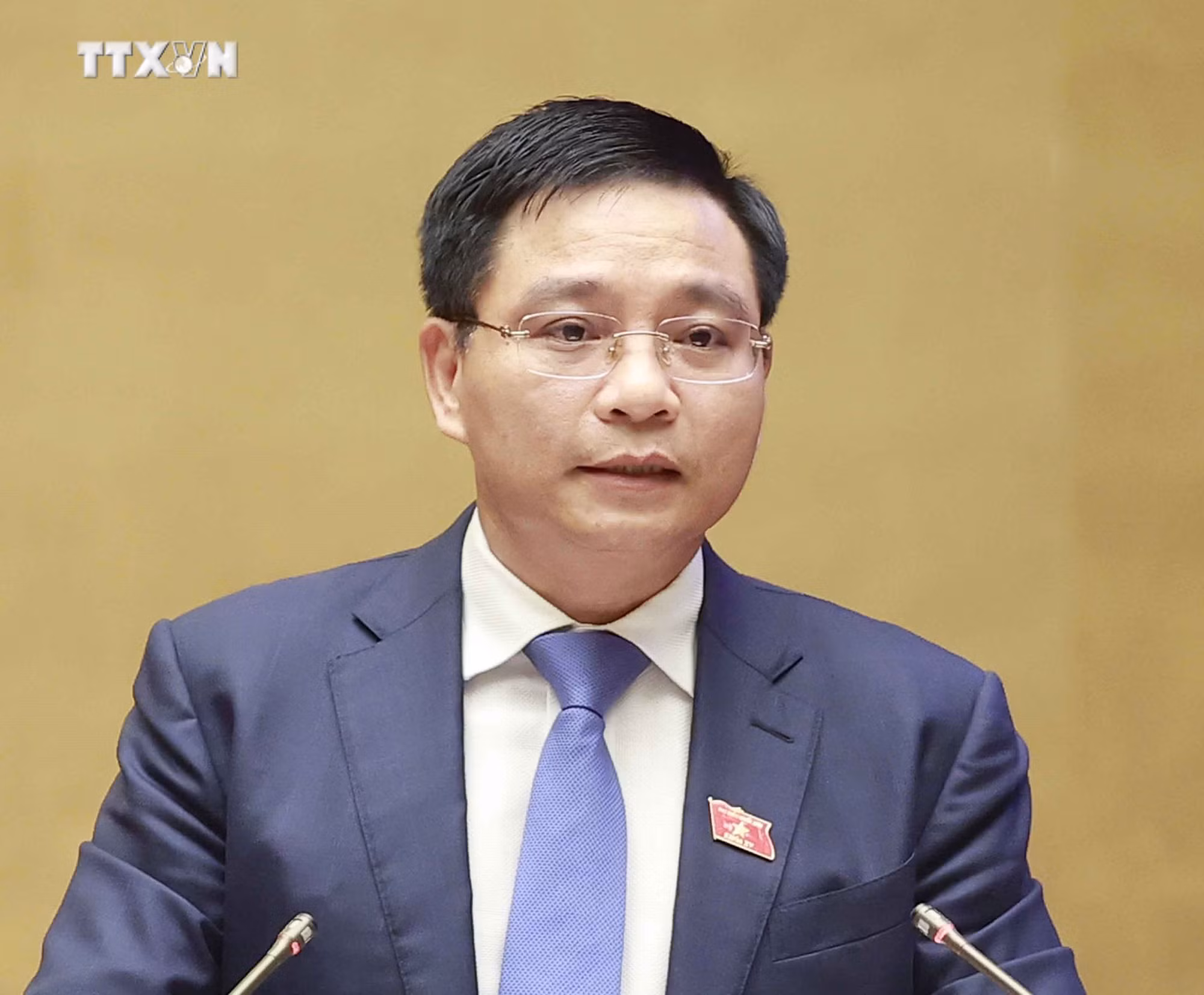 Ông Nguyễn Văn Thắng, Ủy viên Trung ương Đảng, Bộ trưởng Bộ Tài chính nhiệm kỳ 2021 - 2026. Ảnh: Doãn Tấn - TTXVN