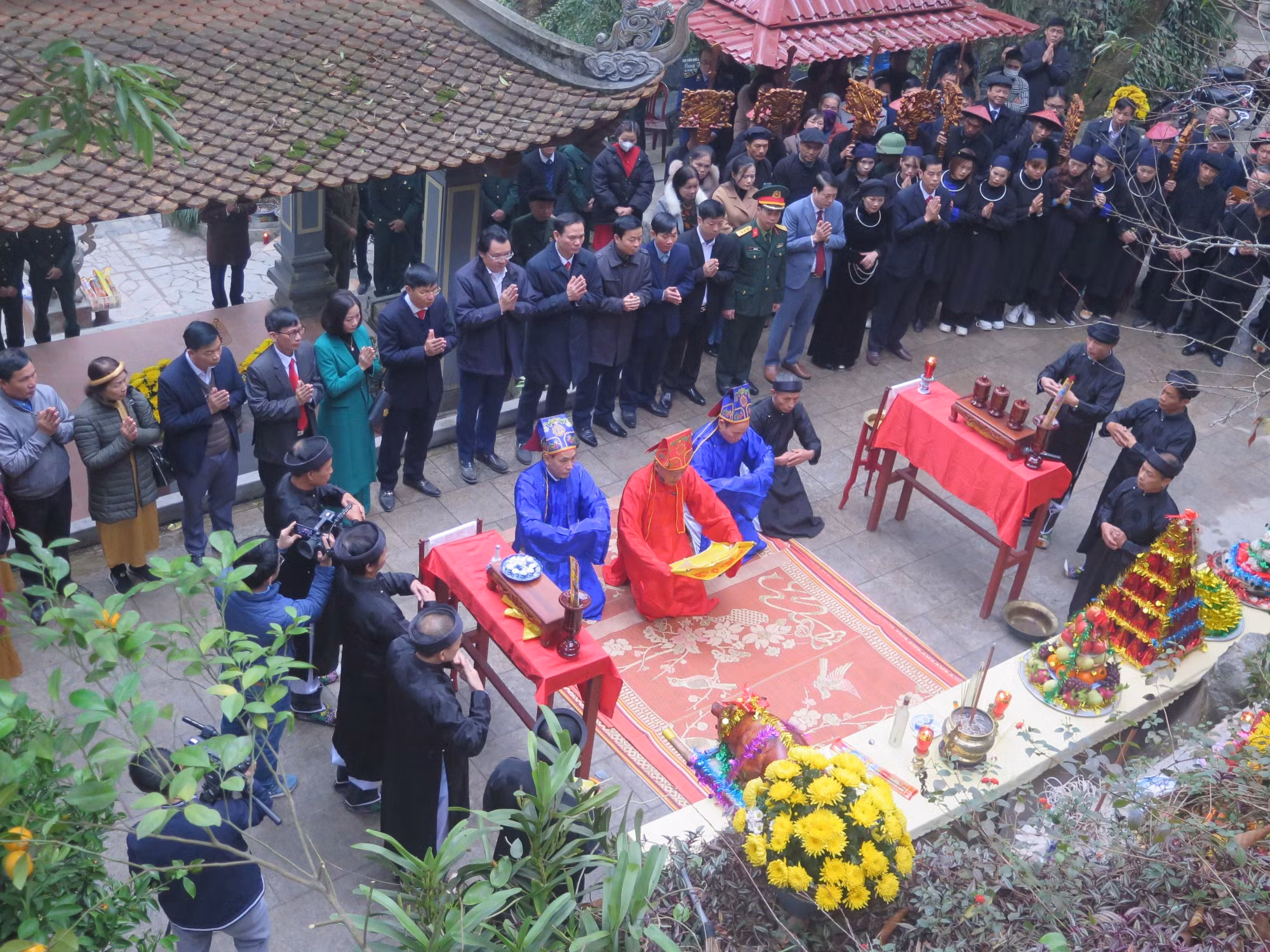 Thái Nguyên: Rộn ràng hội Xuân đền Đuổm