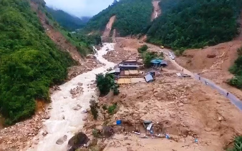 Lạng Sơn mưa to nhiều nơi, nguy cơ cao xảy ra sạt lở đất đá