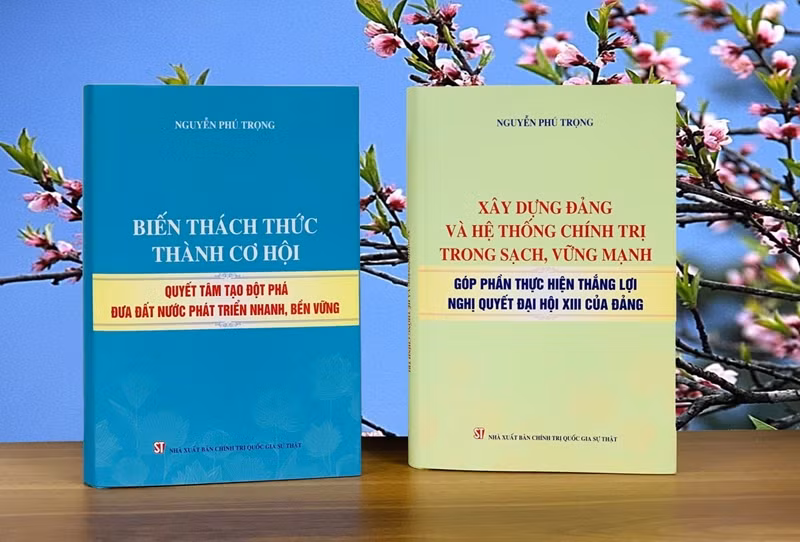 Xuất bản hai cuốn sách của Tổng Bí thư Nguyễn Phú Trọng về quyết tâm thực hiện thắng lợi Nghị quyết Đại hội XIII của Đảng