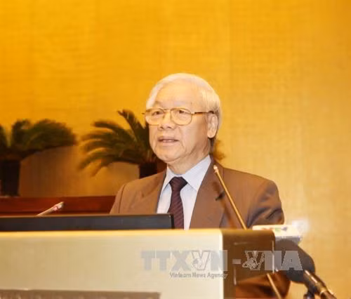 Bài phát biểu của Tổng Bí thư Nguyễn Phú Trọng tại Hội nghị cán bộ toàn quốc phổ biến, quán triệt Nghị quyết Trung ương 4 về xây dựng, chỉnh đốn Đảng