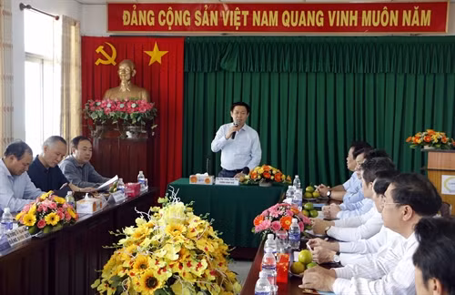 Phó Thủ tướng Chính phủ Vương Đình Huệ làm việc tại Cần Thơ