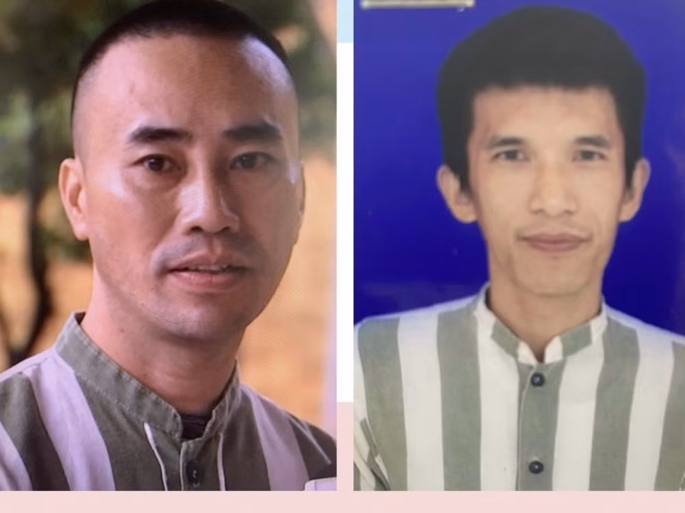 2 đối tượng truy nã đặc biệt nguy hiểm Phan Công Thành và Nguyễn Đắc Hoàng. Ảnh: TTXVN phát