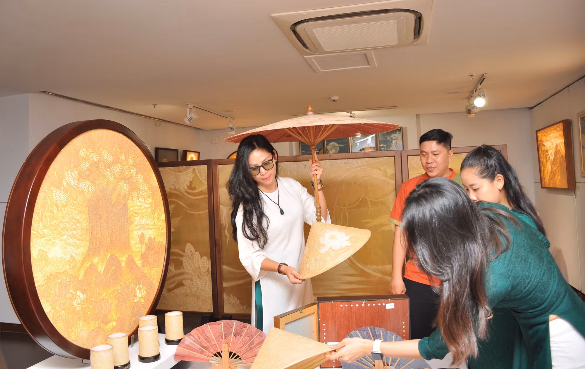 Độc đáo Triển lãm Nghệ thuật Trúc chỉ Việt Nam