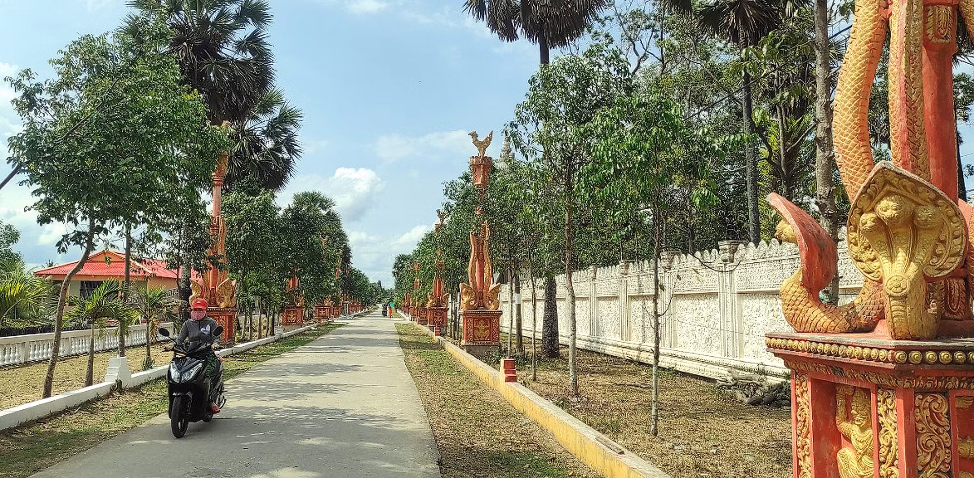 Diện mạo nông thôn mới ở vùng quê Bạc Liêu. Ảnh: Chanh Đa-TTXVN