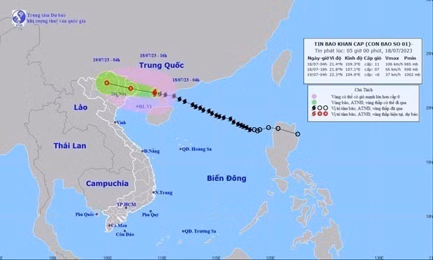 Ứng phó bão số 1: Người dân cẩn thận khi tham gia giao thông trong mưa bão