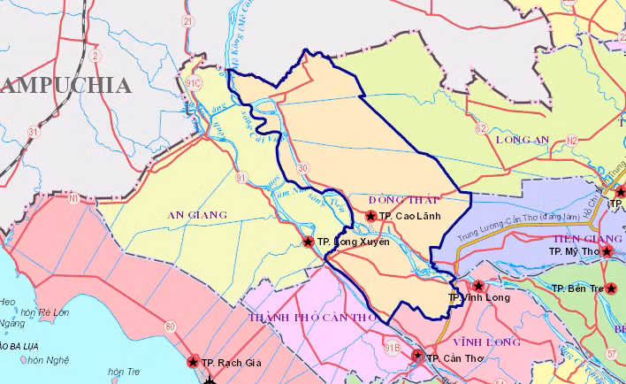 Phê duyệt Quy hoạch tỉnh Đồng Tháp thời kỳ 2021 - 2030, tầm nhìn 2050
