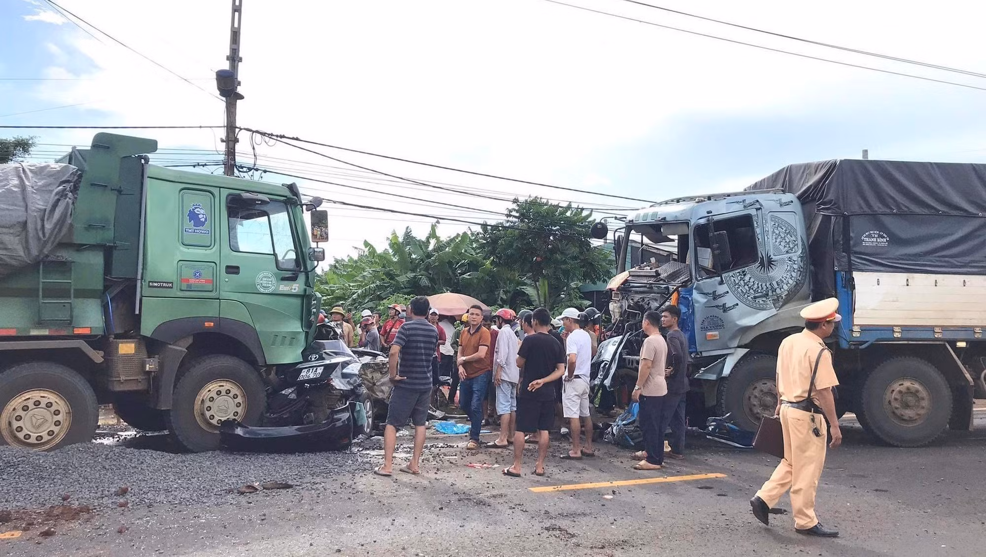 Vụ tai nạn tại Chư Pưh (Gia Lai): Tạm giữ hình sự tài xế xe tải Đinh Tiến Bình