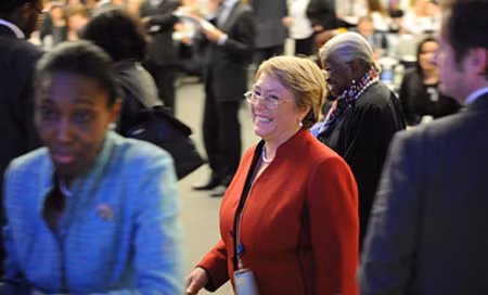 Bà Bachelet tái tranh cử tổng thống Chile ảnh 1